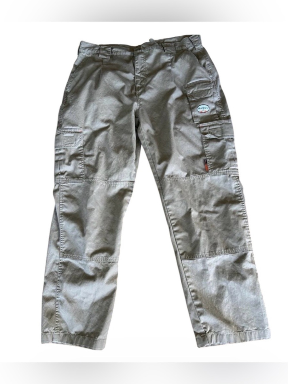 Rasco Flame Resistant FR Khaki Cargo Pants CAT 2 Workwear Men's Size 40X32